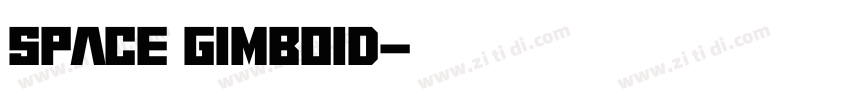 Space Gimboid字体转换